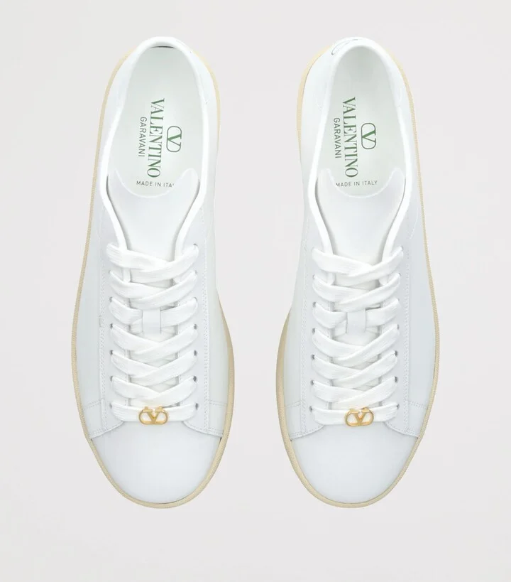 Valentino Garavani Leather Royco Sneakers - Image 4
