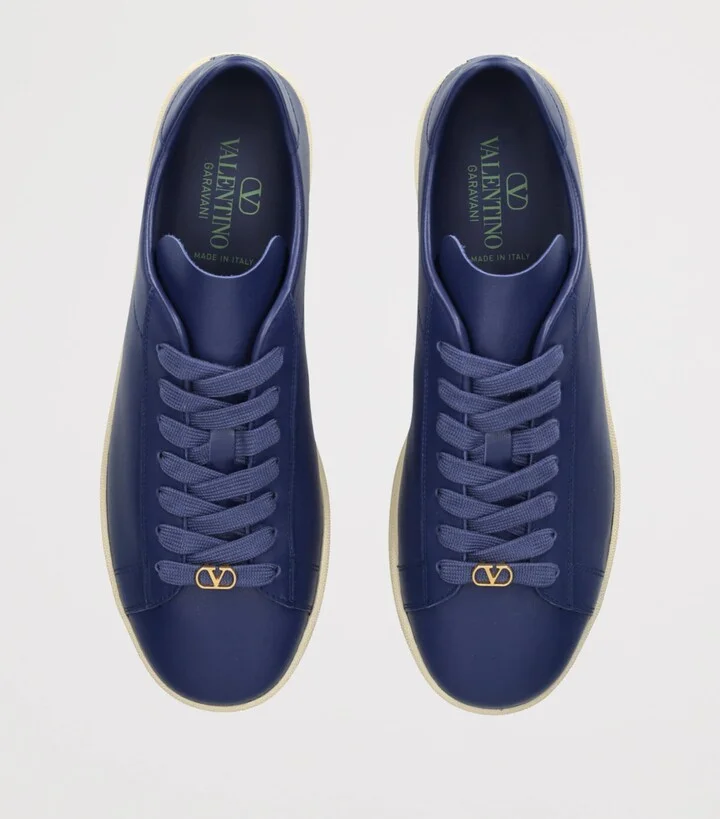 Valentino Garavani Leather Royco Sneakers - Image 4