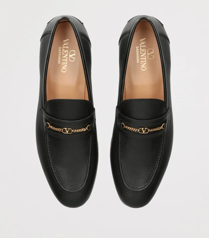 Valentino Garavani Leather Royco Sneakers - Image 4