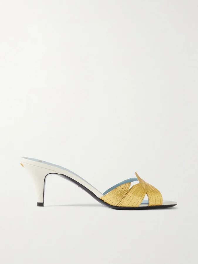 Valentino Garavani - Leather Sandals - Ivory