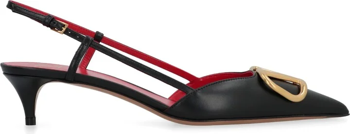 Valentino Garavani - Leather Slingback Pumps