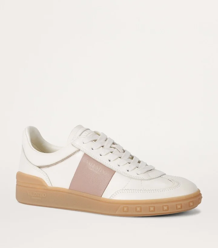 Valentino Garavani Leather Upvillage Sneakers - Image 3