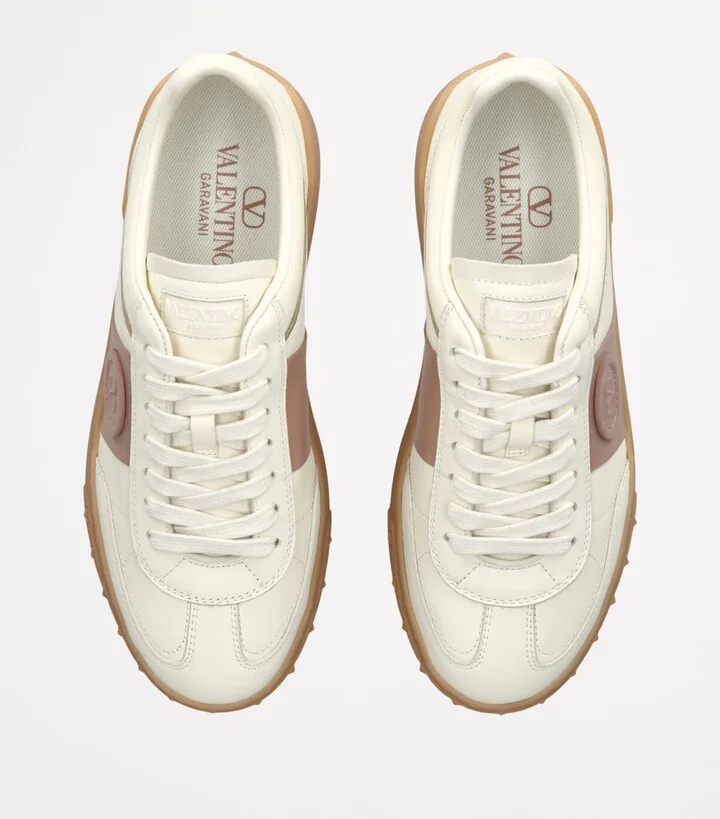 Valentino Garavani Leather Upvillage Sneakers - Image 4