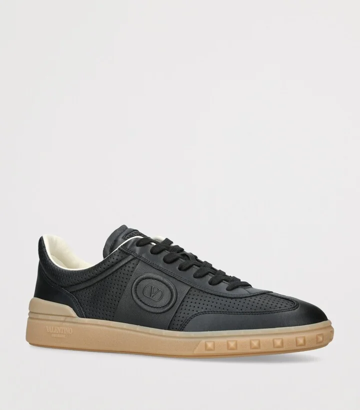 Valentino Garavani Leather Upvillage Sneakers - Image 3