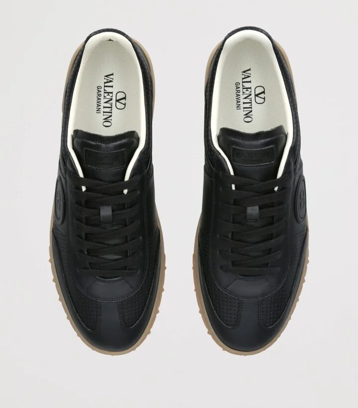 Valentino Garavani Leather Upvillage Sneakers - Image 4