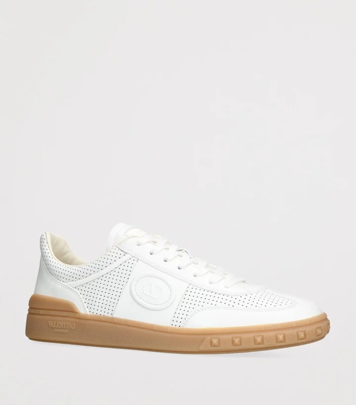 Valentino Garavani Leather Upvillage Sneakers - Image 3