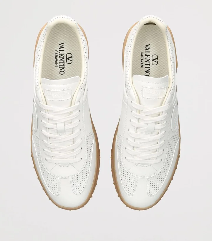 Valentino Garavani Leather Upvillage Sneakers - Image 4