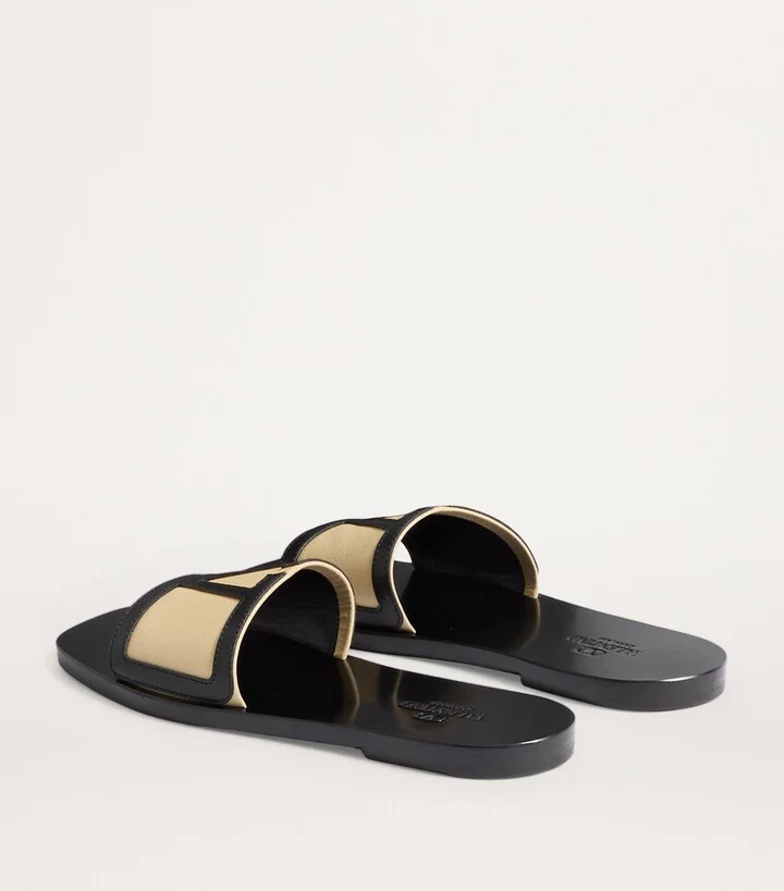Valentino Garavani Leather Viva Superstar Slides - Image 3