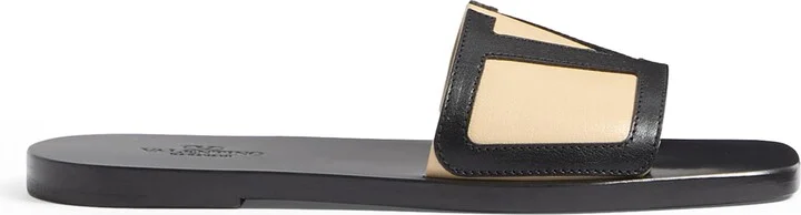 Valentino Garavani Leather Viva Superstar Slides