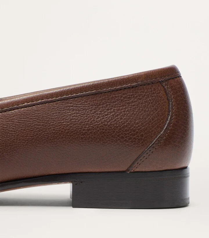 Valentino Garavani Leather VLogo Loafers - Image 5