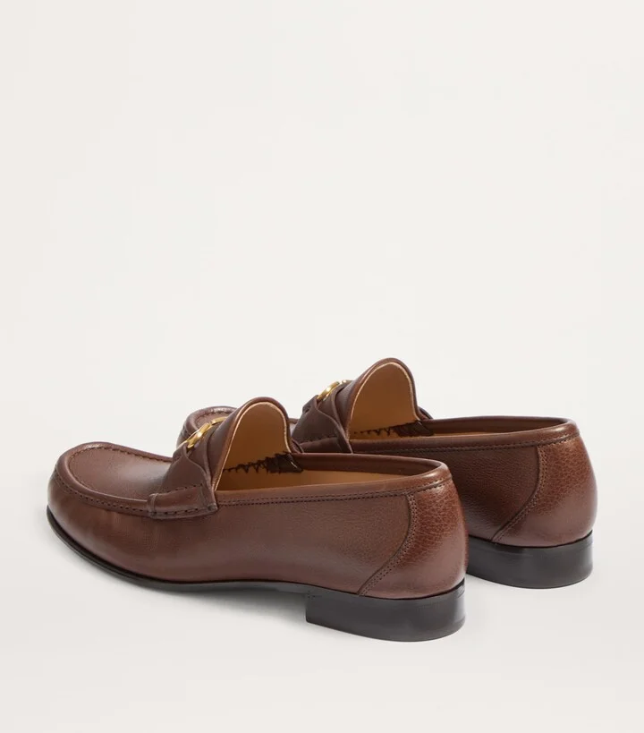 Valentino Garavani Leather VLogo Loafers - Image 6