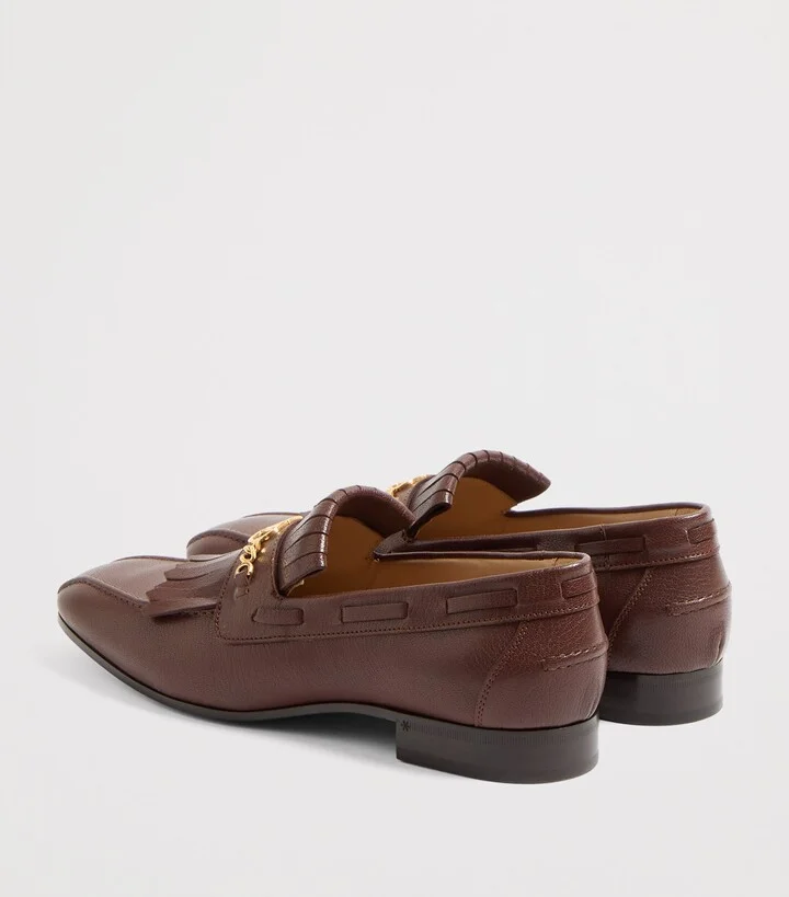 Valentino Garavani Leather VLogo Loafers - Image 4