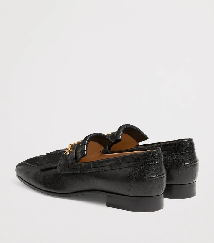 Valentino Garavani Leather VLogo Loafers - Image 4