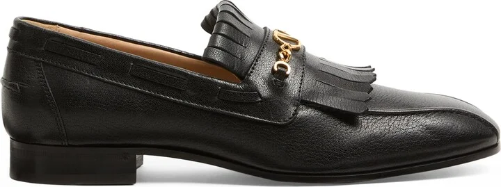 Valentino Garavani Leather VLogo Loafers