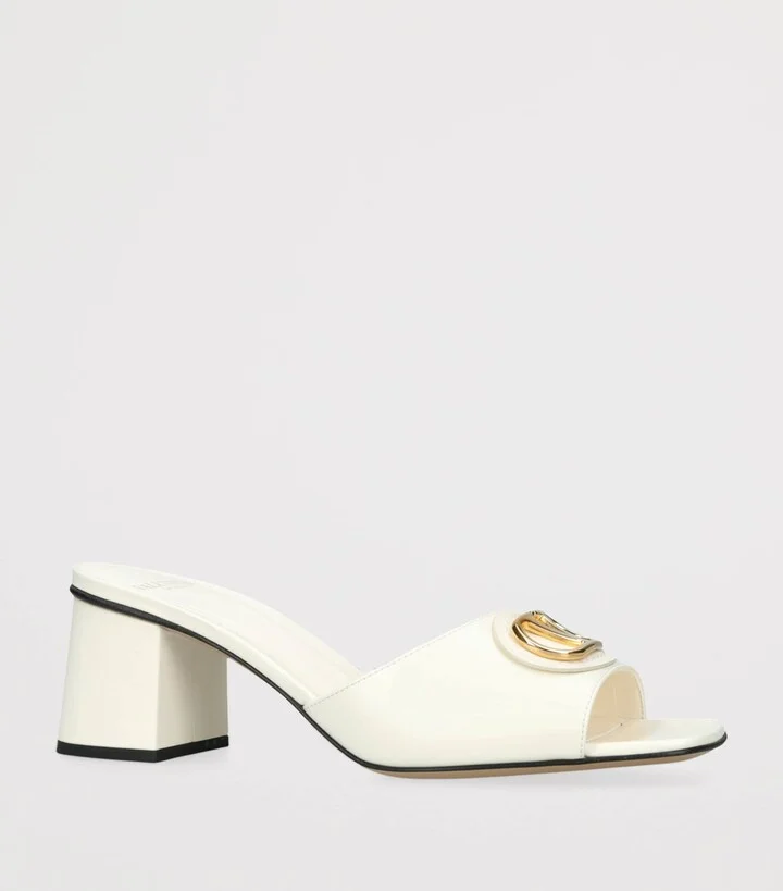 Valentino Garavani Leather VLogo Mules 60 - Image 3