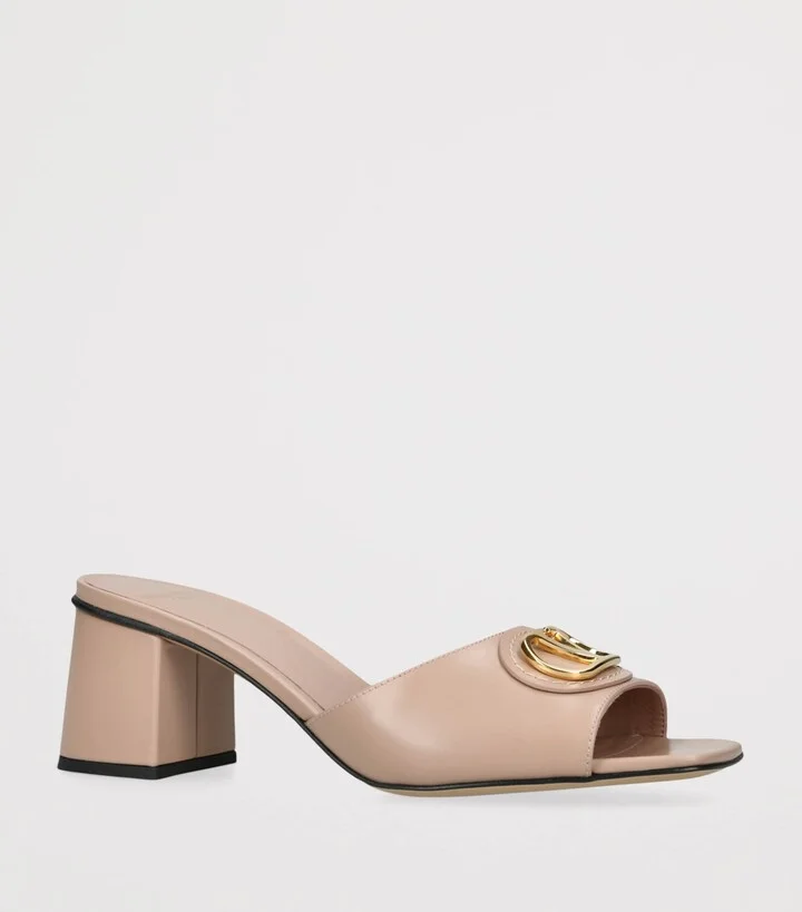 Valentino Garavani Leather VLogo Mules 60 - Image 3