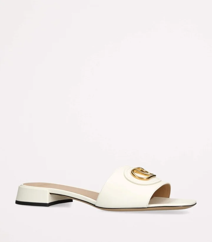 Valentino Garavani Leather VLogo Slides 20 - Image 3