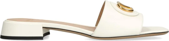 Valentino Garavani Leather VLogo Slides 20