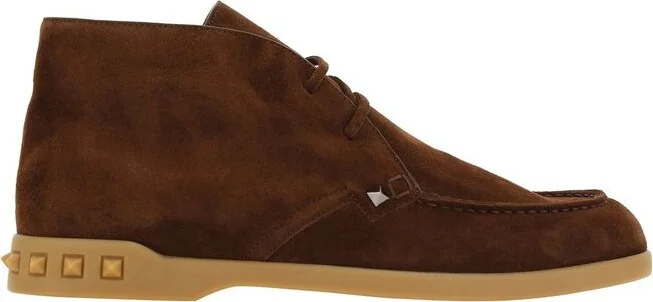Valentino Garavani Leisure Flows Lace-Up Boots