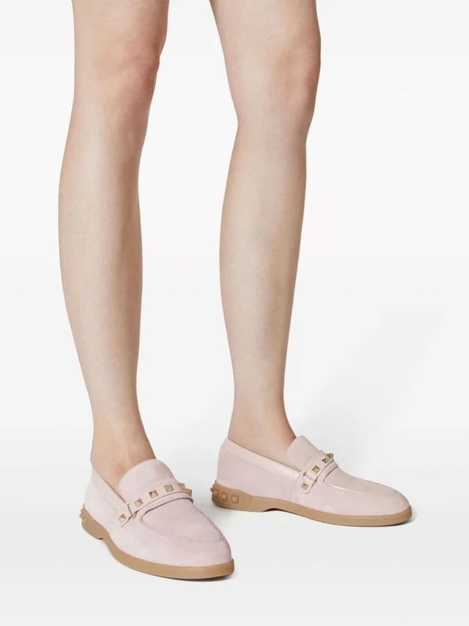 Valentino Garavani Leisure Flows Leather Loafers - Image 3