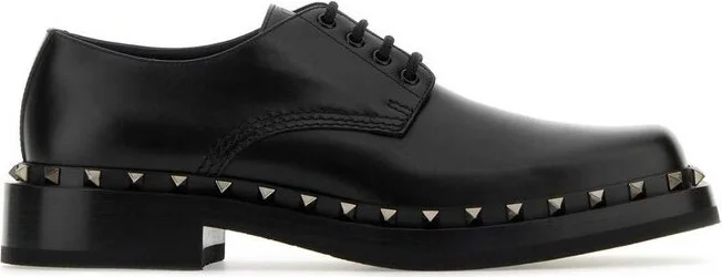 Valentino Garavani M-Way Rockstud Slip-On Derby Shoes
