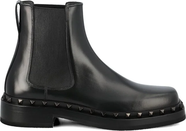 Valentino Garavani M-Way Rockstud Square Toe Boots