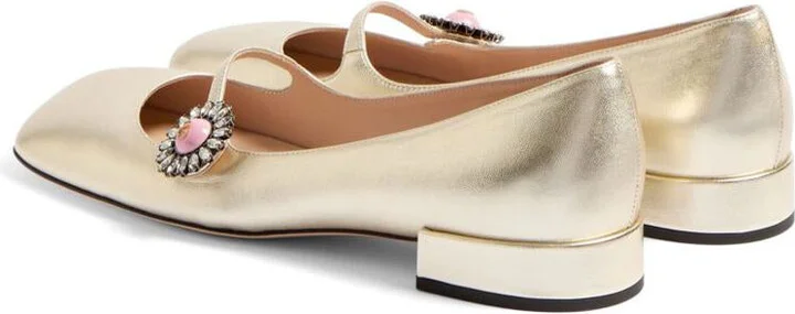 Valentino Garavani Mary-Jane Preshoes Leather Ballets - Image 4