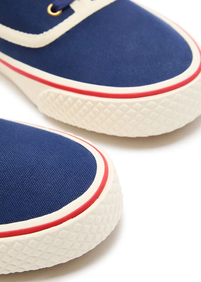 Valentino Garavani Nojoke Panelled Canvas Sneakers - Image 3