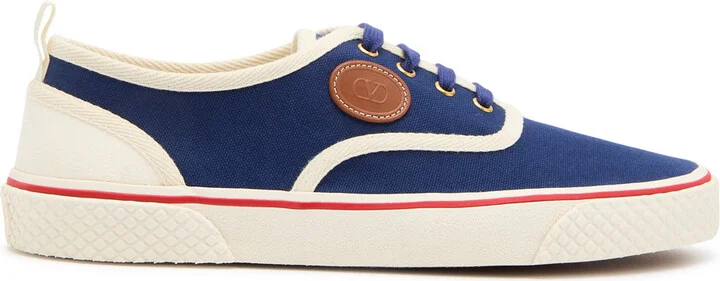 Valentino Garavani Nojoke Panelled Canvas Sneakers
