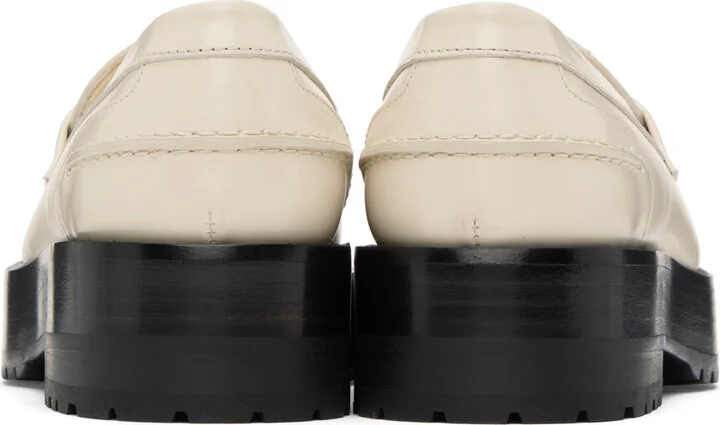 Valentino Garavani Off-White One Stud Loafers - Image 2