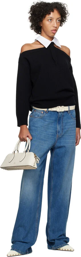 Valentino Garavani Off-White Rockstud Heels - Image 5