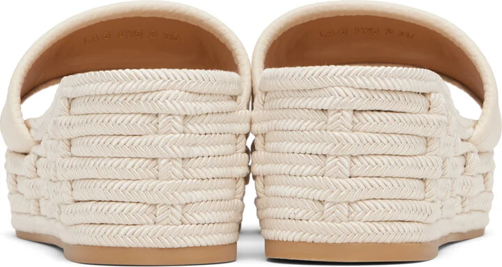 Valentino Garavani Off-White VLogo Signature Slide Espadrillas Sandals - Image 2