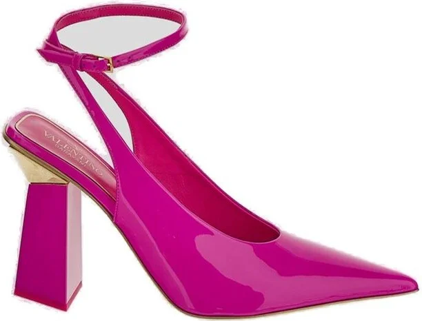 Valentino Garavani One Stud Ankle Strap Pumps