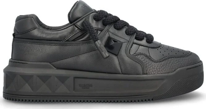 Valentino Garavani One Stud Lace-Up Sneakers