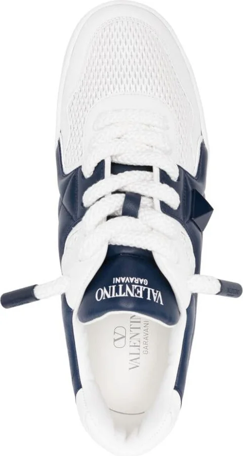 Valentino Garavani "One Stud" Leather Sneakers - Image 2