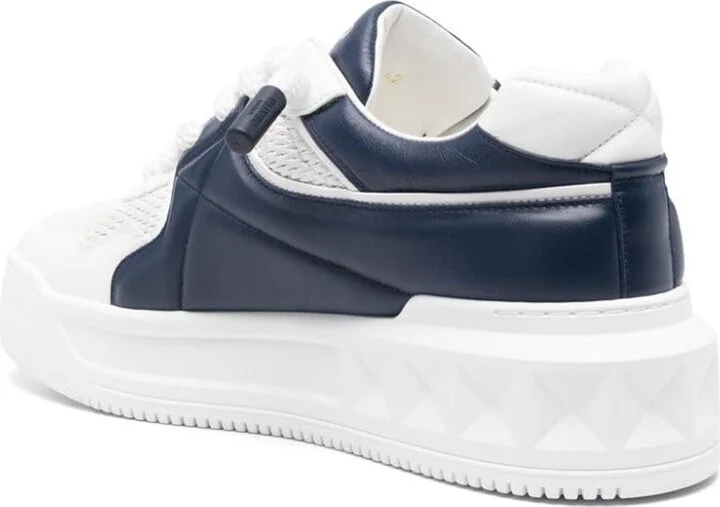 Valentino Garavani "One Stud" Leather Sneakers - Image 4