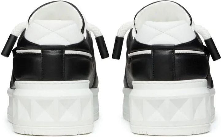 Valentino Garavani "One Stud" Leather Sneakers - Image 4