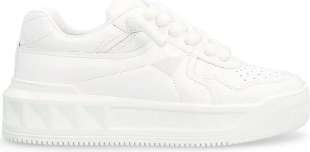 Valentino Garavani One Stud Low-Top Platform Sneakers