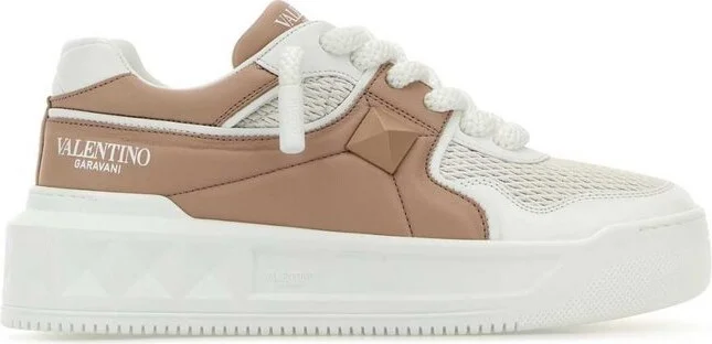Valentino Garavani One Stud XL Lace-Up Sneakers