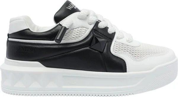 Valentino Garavani One Stud XL Lace-Up Sneakers