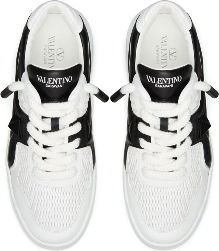 Valentino Garavani One Stud Xl Leather Sneakers - Image 3
