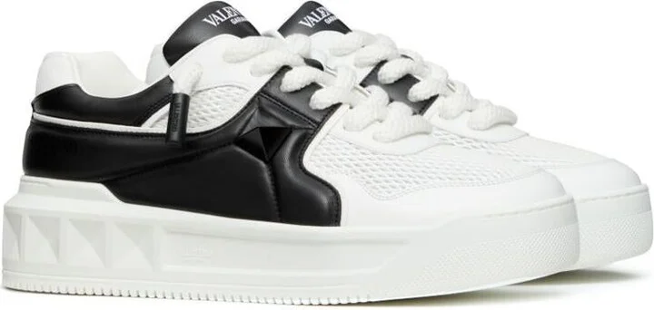Valentino Garavani One Stud Xl Leather Sneakers - Image 2