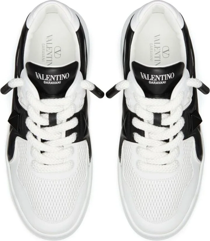 Valentino Garavani One Stud Xl Leather Sneakers - Image 3