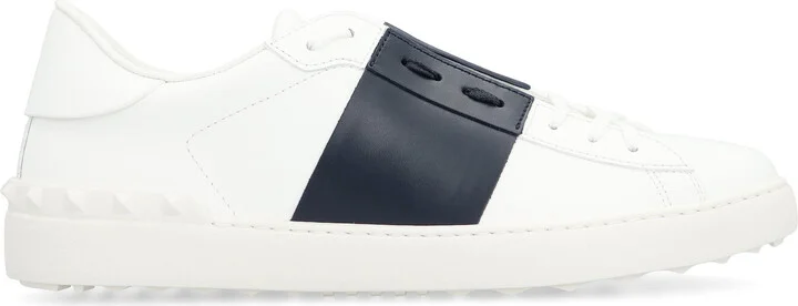Valentino Garavani Open Leather Low-Top Sneakers - Image 2