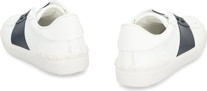 Valentino Garavani Open Leather Low-Top Sneakers - Image 4