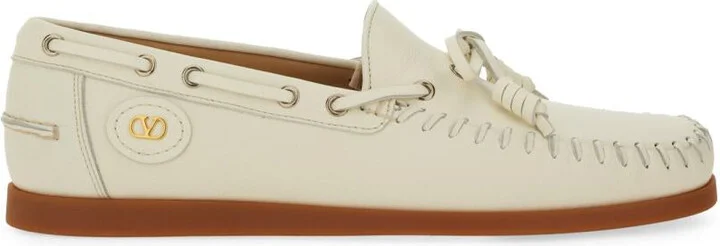 Valentino Garavani "Palm Avenue" Boat Moccasin