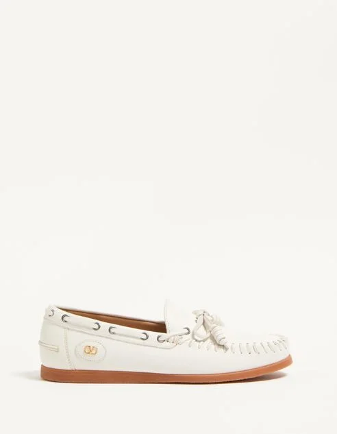 Valentino Garavani Palm Avenue Buffalo Boat Shoe
