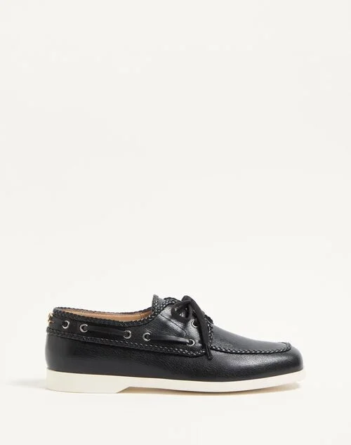 Valentino Garavani Palm Avenue Kidskin Boat Shoe