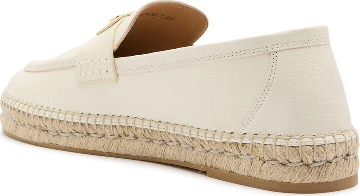 Valentino Garavani Palm Avenue Leather Espadrille Loafers - Image 2
