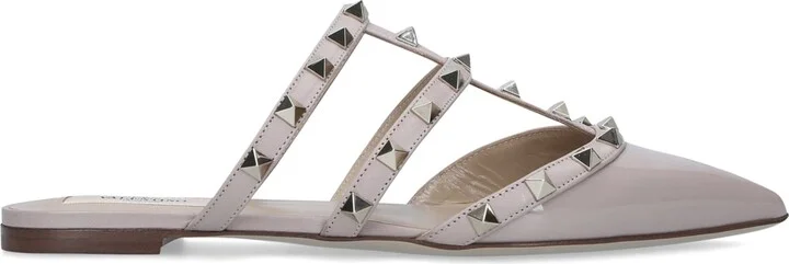 Valentino Garavani Patent Leather Rockstud Mules - Image 3